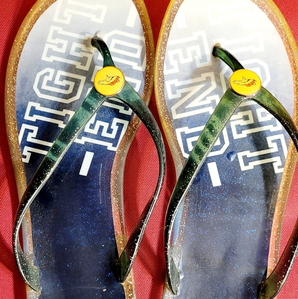 DENVER BRONCO FLIP FLOPS SANDLES